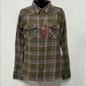Women’s King Ranch button down shirt size XS NWT